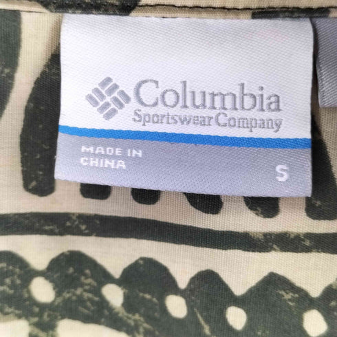 コロンビア Columbia 総柄 S/S アロハシャツ メンズ import:S