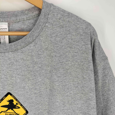 ヘインズ Hanes SURFER X-ING 両面プリント クルーネックTシャツ メンズ JPN:XL