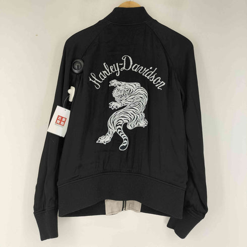 ハーレーダビッドソン HARLEY-DAVIDSON タイガー刺繍 リバーシブルスカジャン メンズ import:S