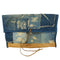 ジャパンブルージーンズ JAPAN BLUE JEANS ダメージデニムパッチワーク クラッチバッグ メンズ