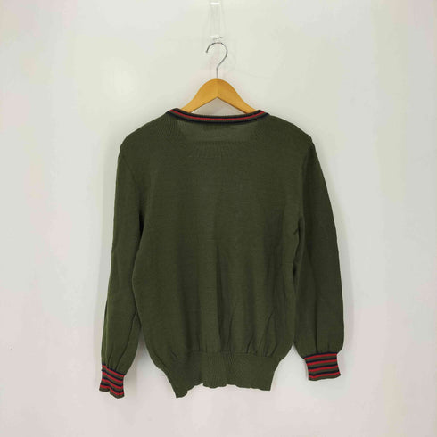 Robertadi Camerino リブデザイン ウールクルーネック ニットセーター import レディース 40
