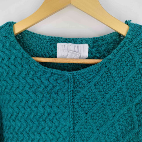HAND KNIT FOR THE LIMITED ウールコットン ケーブルニット レディース import:S