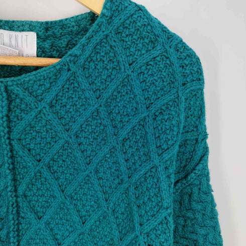 HAND KNIT FOR THE LIMITED ウールコットン ケーブルニット レディース import:S