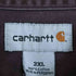 カーハート Carhartt 12AW Oakman Twill Work Shirt ツイル ワークシャツ メンズ 2XL