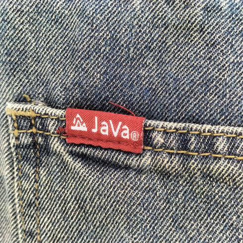 クラシカルエルフ CLASSICAL ELF 洗練されたこなれ感。ヴィンテージ加工裾ドロストワイドデニム レディース JPN:L