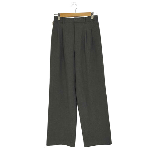ユニクロ UNIQLO タックワイドパンツ(ツータック・丈長め76cm) レディース JPN:M
