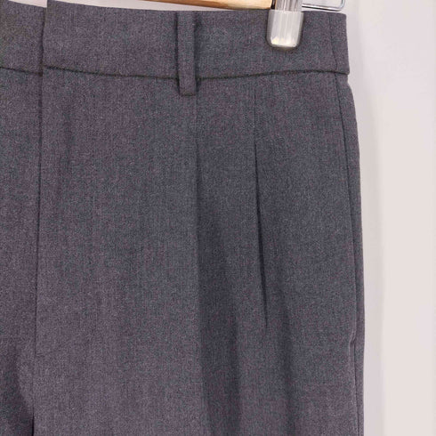 ユニクロ UNIQLO タックワイドパンツ(ツータック・丈長め76cm) レディース JPN:M