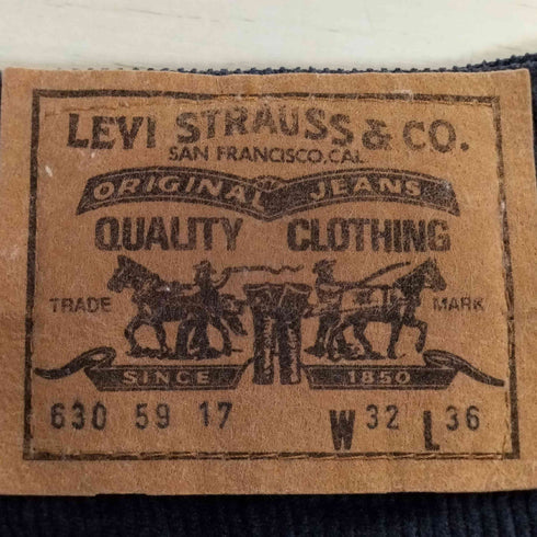 リーバイス Levis 80s フランス製 630 コーデュロイ ユーロ ブーツカットパンツ メンズ W32/L36
