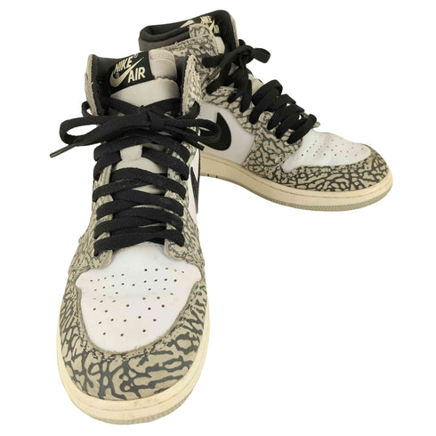 ジョーダンブランド JORDAN BRAND GS Air Jordan 1 High OG White Cement エア ジョーダン 1 ハイ OG ホワイトセメント スニーカー レディース JPN:24