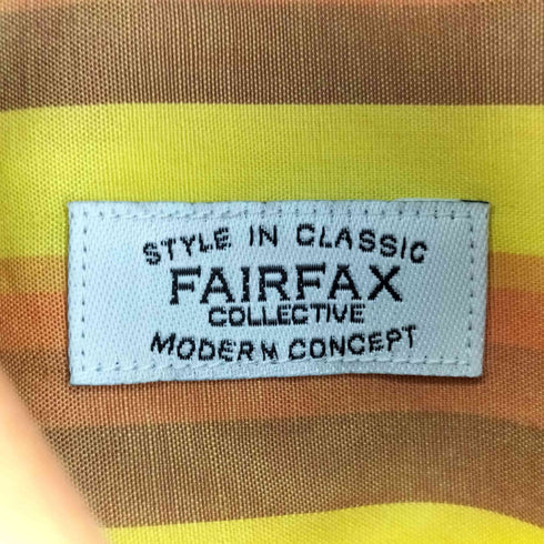 フェアファクス FAIRFAX ストライプ L/S シャツ メンズ import:XL