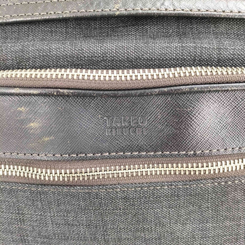 タケオキクチ TAKEO KIKUCHI キャンバス×レザー ショルダーバック メンズ
