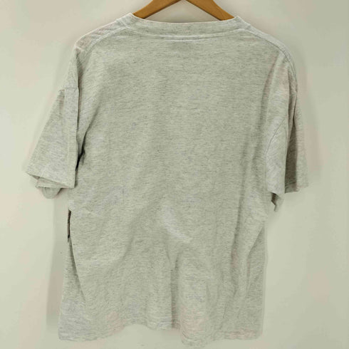 90S ONEITA ボディ USA製 POWER-T MUSTANG BAND Dobso High School ユニコーン プリント Tシャツ 袖シングルステッチ 霜降り メンズ import:L