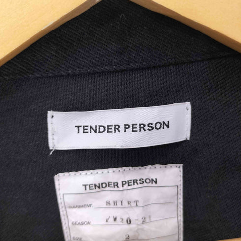 テンダーパーソン TENDER PERSON 21AW DENIM CHINA SHIRT デニム チャイナシャツ メンズ 2