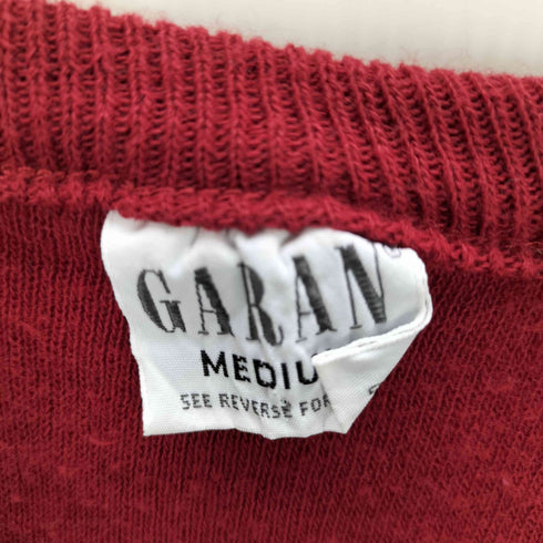 GARAN アニマル ワッペン Vネック ニット メンズ import:M