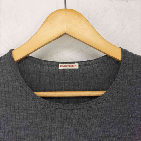 ドレステリア DRESSTERIOR シルク混 リブニット レディース