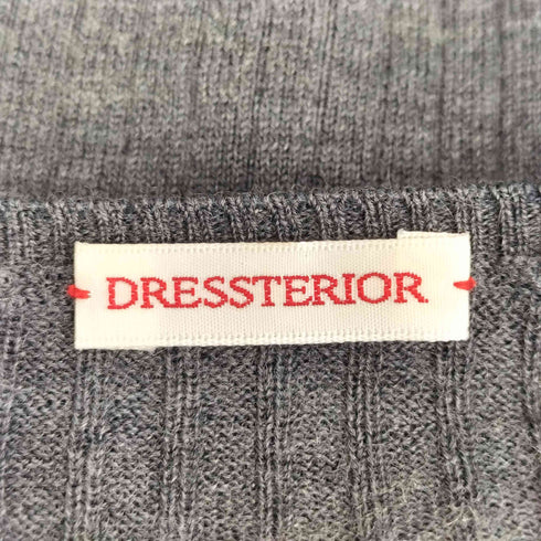 ドレステリア DRESSTERIOR シルク混 リブニット レディース