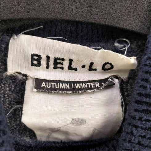 BIEL・LO ウール混 ステッチデザインニット レディース JPN:L