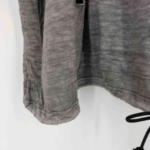 グラウンドワイ Ground Y SUMI INK-DYED LINEN JERSEY SHORT SLEEVE BIG T-SHIRT メンズ JPN:3