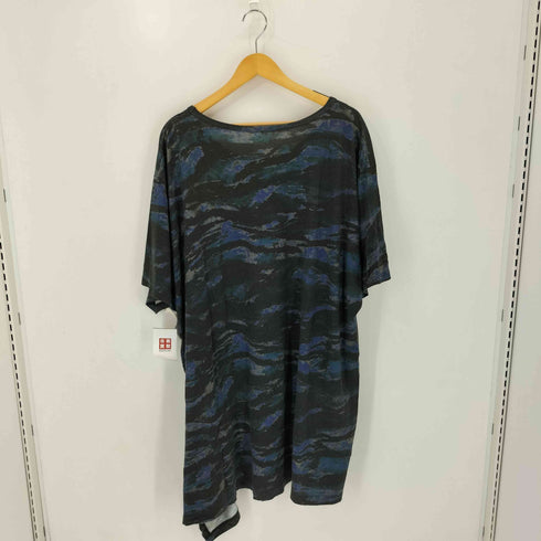 グラウンドワイ Ground Y ZEBRA PATTERN COTTON/MODAL LEFT OPENING SHORT SLEEVE T-SHIRT メンズ JPN:3