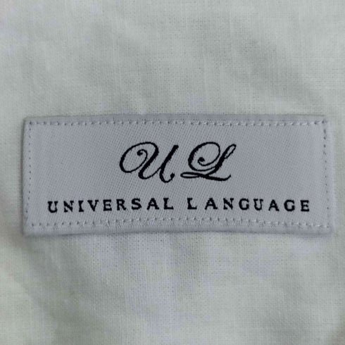 ユニバーサルランゲージ UNIVERSAL LANGUAGE コットンリネン オープンカラーシャツ メンズ AV