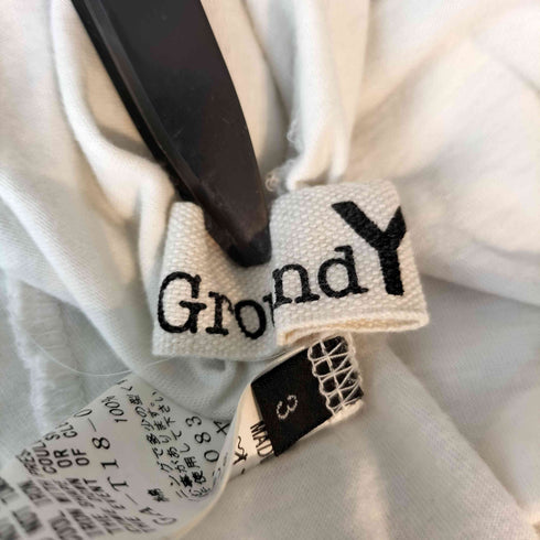 グラウンドワイ Ground Y 前ラグランスリットT 半袖 メンズ JPN:3