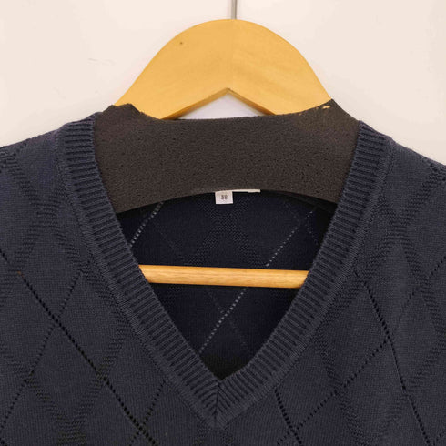 マッキントッシュフィロソフィー MACKINTOSH PHILOSOPHY アーガイル柄 ニットベスト レディース EUR:38