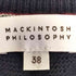 マッキントッシュフィロソフィー MACKINTOSH PHILOSOPHY アーガイル柄 ニットベスト レディース EUR:38