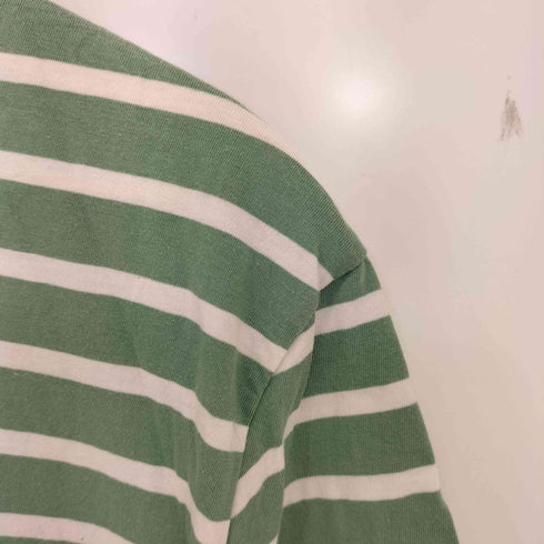 ポロラルフローレン POLO RALPH LAUREN CLASSIC FIT ロゴ刺繍 コットン クルーネックボーダーTシャツ メンズ import:S