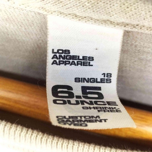 ロサンゼルスアパレル Los Angeles Apparel 6.5oz Garment Dye CrewNeck T-SHIRT メンズ JPN:L