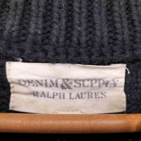 デニムアンドサプライ ラルフローレン DENIM & SUPPLY RALPH LAUREN リネン混 クルーネック プルオーバー コットンニット メンズ import:S