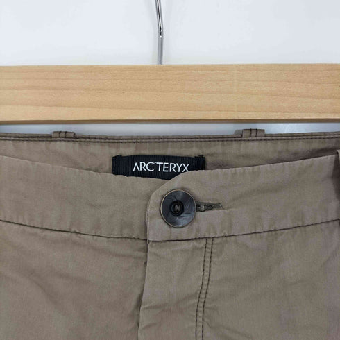 アークテリクス ARCTERYX ロゴ刺繍 コットンナイロン ハーフパンツ ショーツ メンズ 32