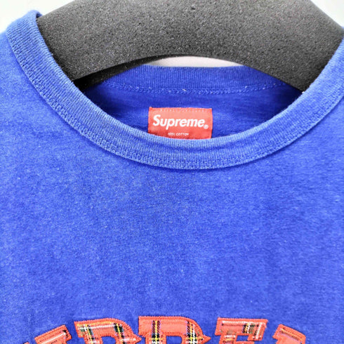 シュプリーム Supreme 20AW Plaid Applique S/S TOP メンズ JPN:M