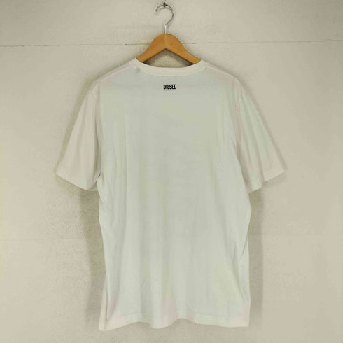 ディーゼル DIESEL フロントデザインプリントクルーネックTシャツ メンズ L