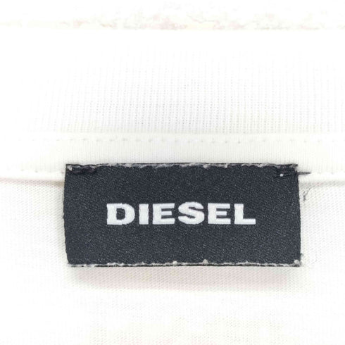 ディーゼル DIESEL フロントデザインプリントクルーネックTシャツ メンズ L
