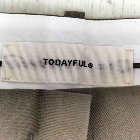 トゥデイフル TODAYFUL Twill Wide Trousers レディース JPN:36