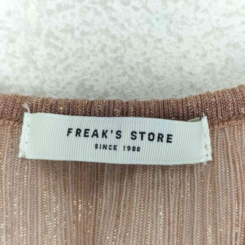 フリークスストア FREAKS STORE シアーラメプリーツビスチェ レディース F