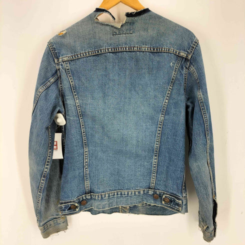 リーバイス Levis 60S 52I刻印 70505 BIG E ノーカラーダメージデニムジャケット メンズ