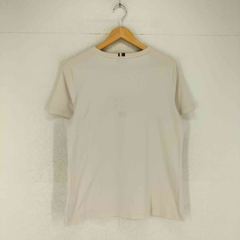 トミーヒルフィガー TOMMY HILFIGER フロントロゴ刺繍クルーネックTシャツ レディース JPN:L