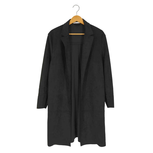 ザラ ZARA FAUX SUEDE COAT フェイクスエードコート メンズ import:S