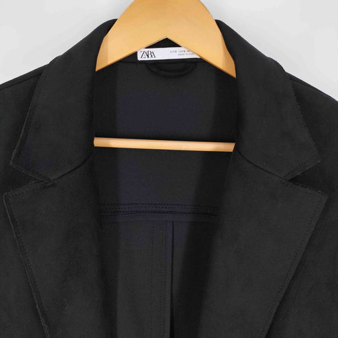 ザラ ZARA FAUX SUEDE COAT フェイクスエードコート メンズ import:S