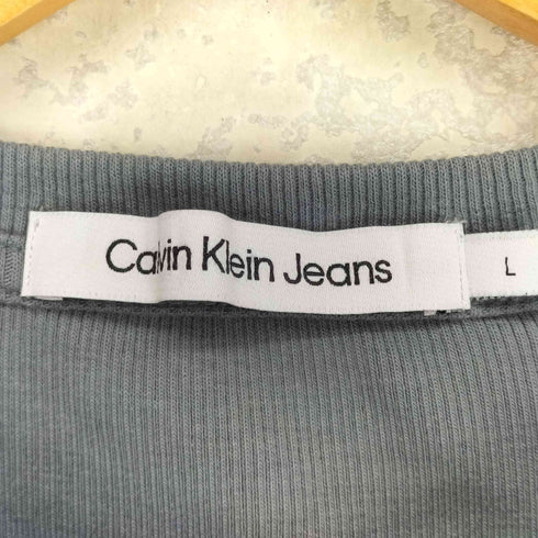 カルバンクラインジーンズ Calvin Klein Jeans ロゴ刺繍&プリントタンクトップ レディース L