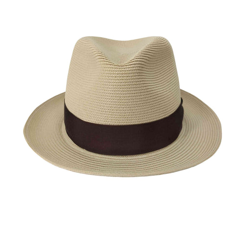 Dobbs Parker Florentine Milan Sand Fedora パナマハット 麦わら メンズ 7 5/8
