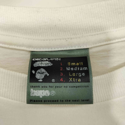 アベイシングエイプ A BATHING APE 90S 初期タグ APERUS S/S クルーネック Tシャツ シングル ステッチ メンズ JPN:M