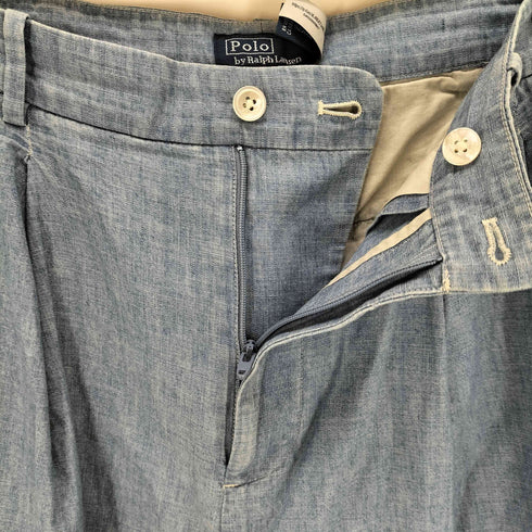 ポロバイラルフローレン Polo by RALPH LAUREN シャンブレータックショーツ レディース 00