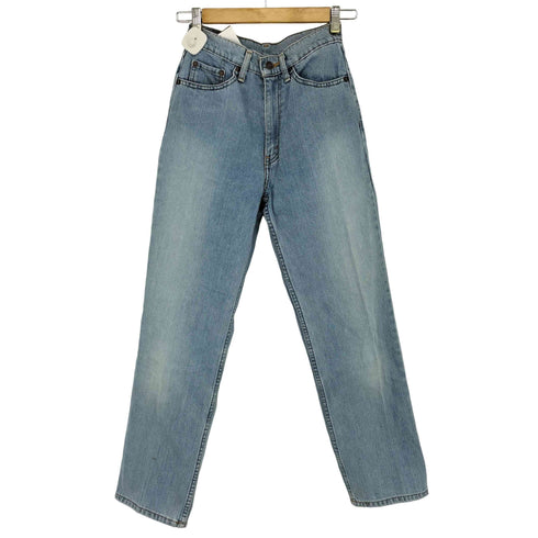 リーバイス Levis W519 ボタン裏J38 センタープレス ストレートデニムパンツ レディース 29×29