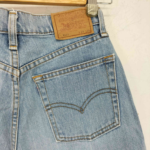リーバイス Levis W519 ボタン裏J38 センタープレス ストレートデニムパンツ レディース 29×29