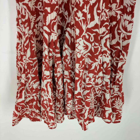 ポロバイラルフローレン Polo by RALPH LAUREN 花柄 Vネックワンピース レディース 0