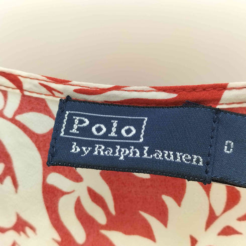 ポロバイラルフローレン Polo by RALPH LAUREN 花柄 Vネックワンピース レディース 0