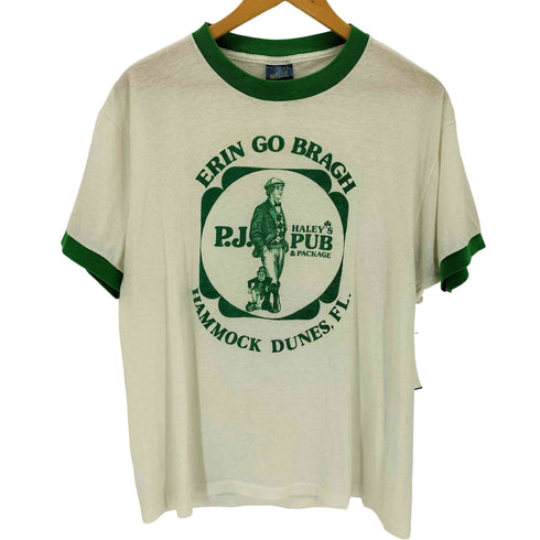 SNEAKER 70-80s USA製 プリントリンガーTシャツ メンズ import:XL