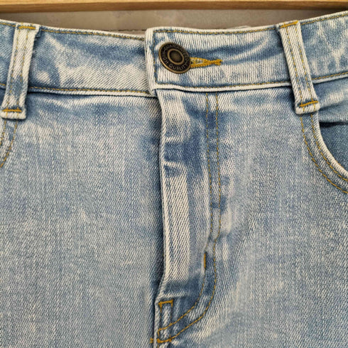 SMILE LAND フロントスリットデニムスカート Y2K レディース JPN:L